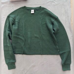 Alamo waffle cropped long sleeve - size xs